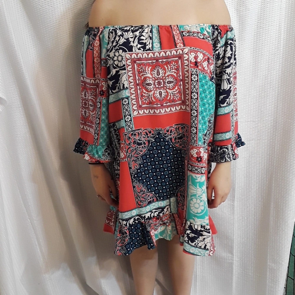 Peach love women's dress
